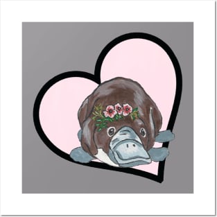 Platypus love Posters and Art
